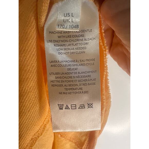 Free people, We The Free Vibrant Neon Orange Slouchy Cozy Oversized Top - Picture 3 of 5